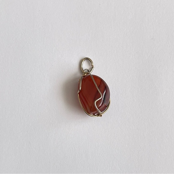 Lot of five pendants necklaces giraffe cat doll cross stone - Picture 5 of 8